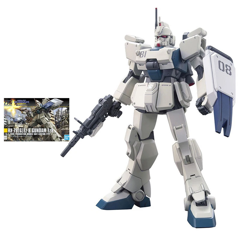 

Bandai Gundam Model Kit HGUC 08TH MS TEAM RX-79[G] Ez-8 Gundam Ez8 Genuine Robot Model Action Toy Figure Toys for Children