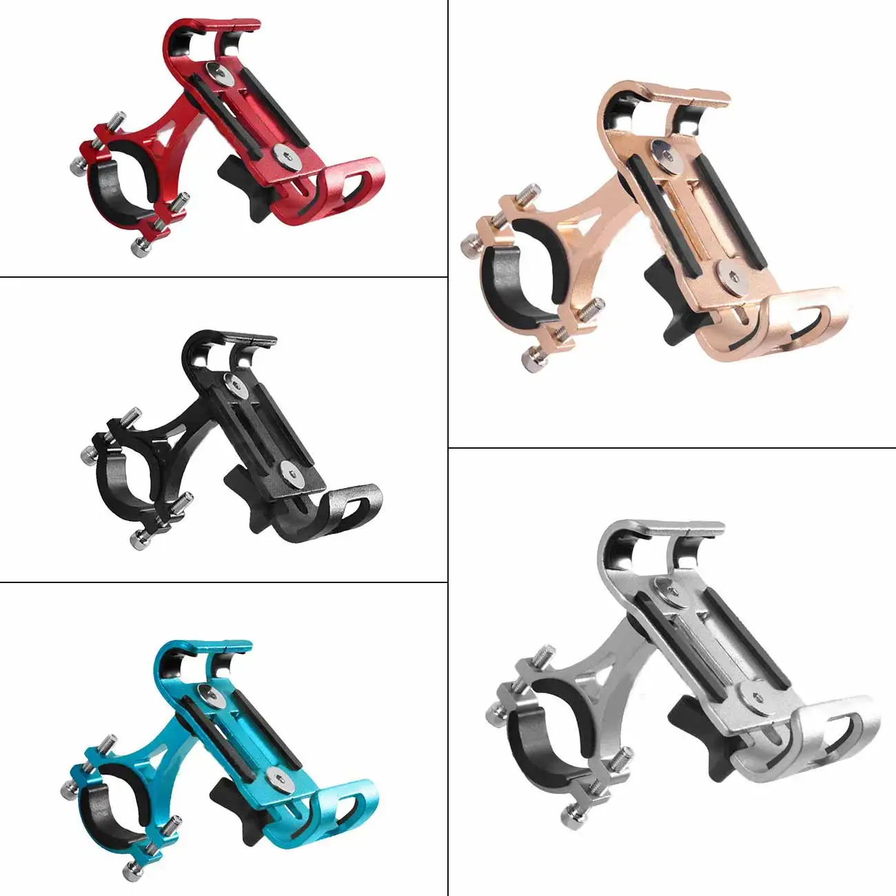 

Aluminum Alloy Mobile Phone Holder For Bicycles Motorcycle Mtb Road Bike Smartphone GPS Mount Holder Cycling Accessories