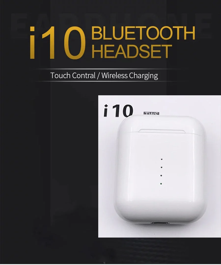 Оригинальные новые беспроводные наушники с громкой связью i10 tws i9s TWS Bluetooth наушники 5,0 настоящие беспроводные наушники для Android iPhone