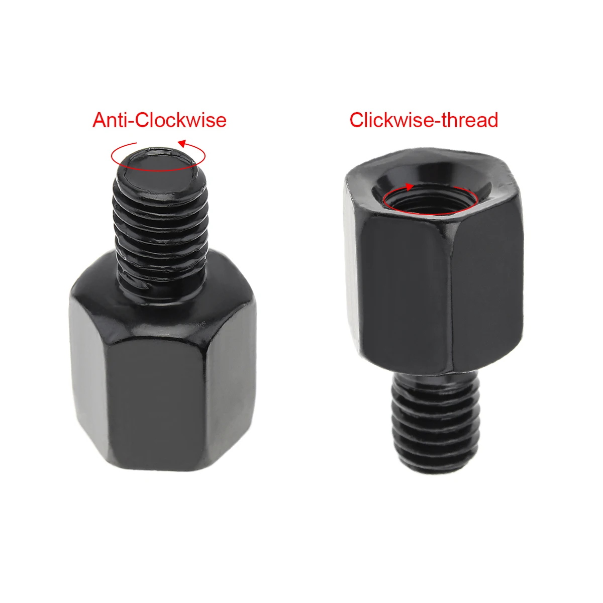 Адаптер для зеркала заднего вида мотоцикла держатель бокового болты против