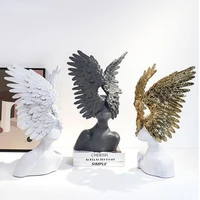 modern simple creative art character sculpture decoration resin crafts housewarming gift tv cabinet living room home decoration