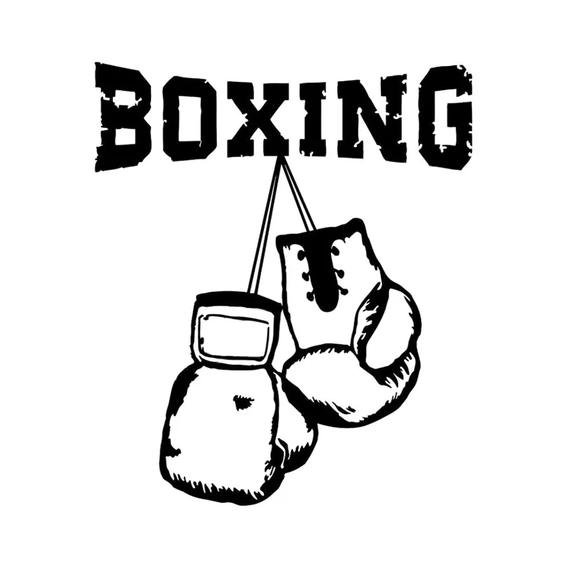 

Best Selling Coolest Fitness Fight Boxing Graphic Car Stickers Motorcycle Decals Waterproof Vinyl KK Decals PVC 13.1cm X 11.1cm
