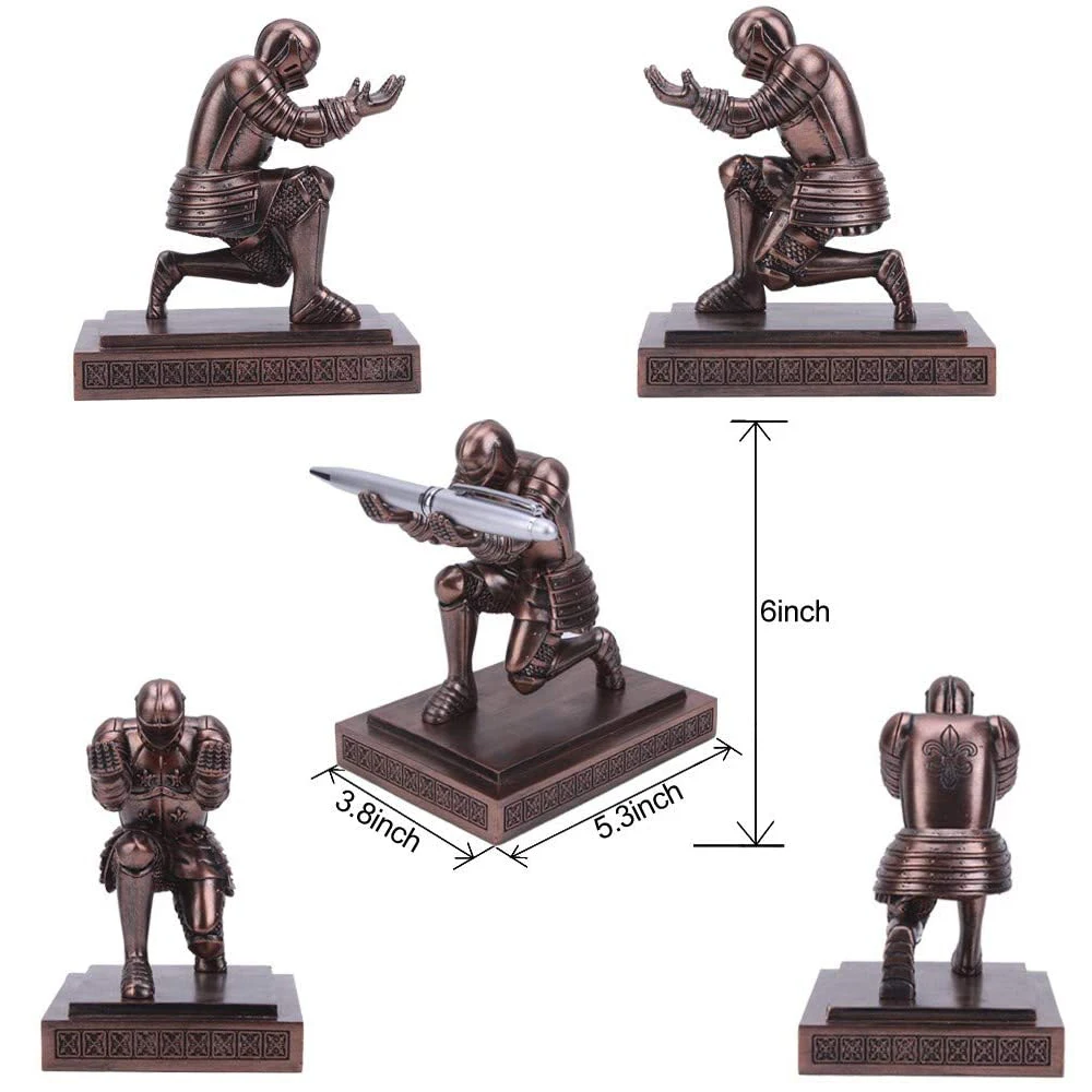 Креативный рыцарь аксессуары для украшения стола подарок с крутой ручкой офиса и