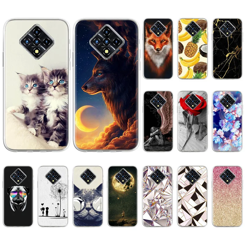 

Silicon Case For Infinix Zero 8 Cases Cute Painted Bumper For Infinix Zero 8 X687 Zero8 6.85 inch Pattern Soft TPU Phone Funda