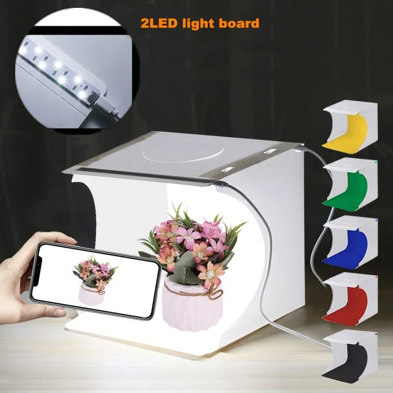 Мини светильник коробка Портативный складной фон для фотосъемки ing софтбокс 6