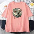 Футболка женская летняя с коротким рукавом, в стиле Харадзюку