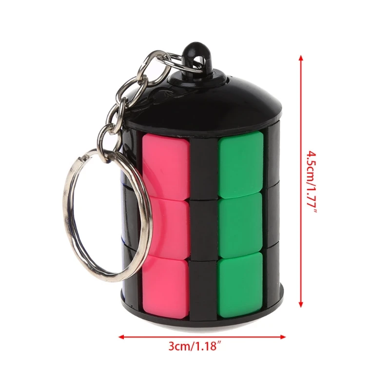

Smart Tower Blocks Pendants Puzzle Educational Toy Magic Cube Keychain Y4UD