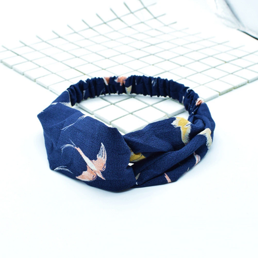 

9Colors Women Hair Rope Silk Headbands Cross Head Wrap Hair Band Elastic Hair Band Hair Styling Tools Accessories Gift For Girls