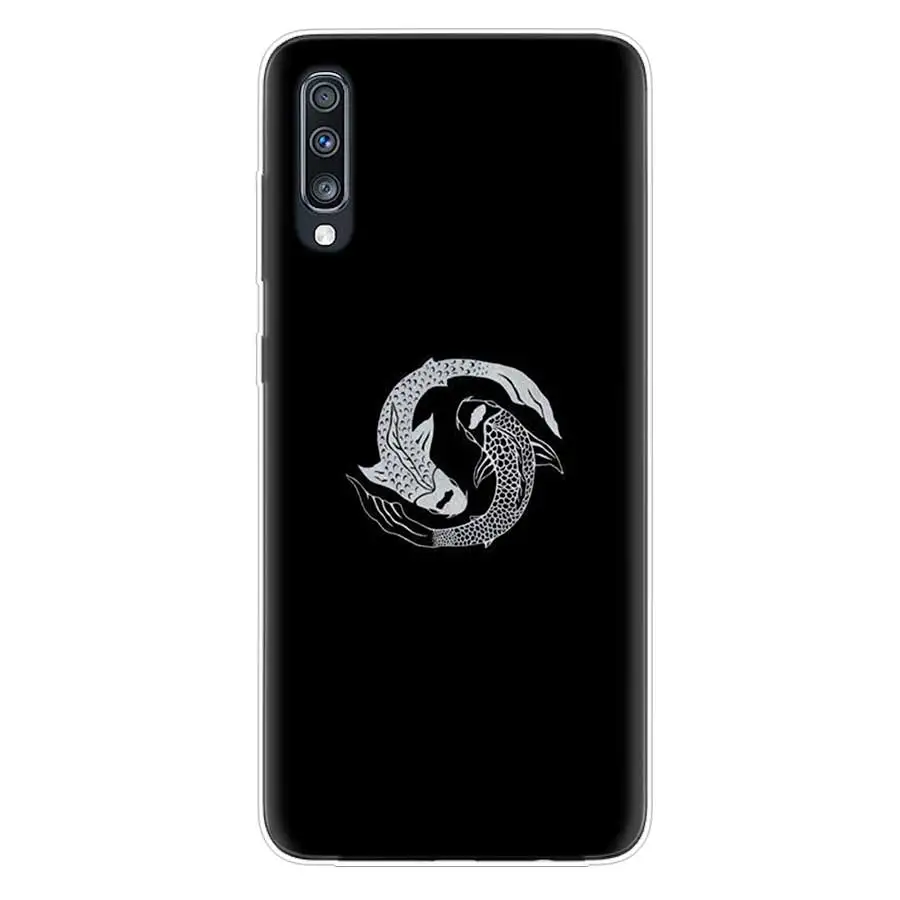 Black Fantastic Art Soft TPU Case For Samsung Galaxy S10 Plus S10E A70 A50 A30 M40 M30 M20 A60 A40 A20 A10 M10 A20E A80 Cover |