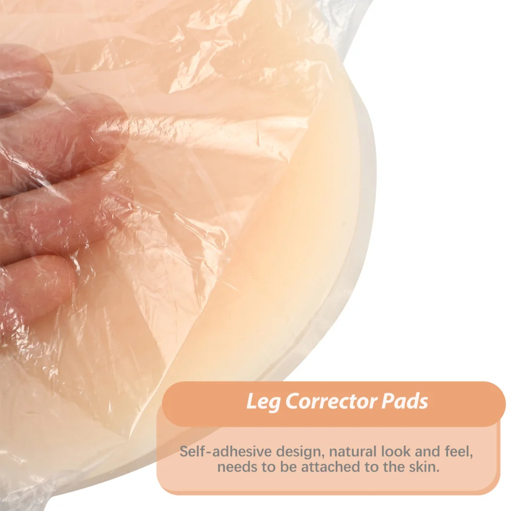 

1 Pair Self-Adhesive Silicone Calf Pads Corrector Leg Onlays Leg Corrector