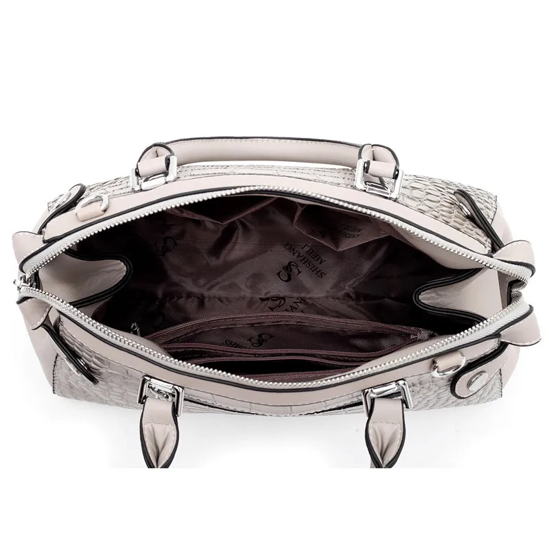 Сумки-тоуты Gykaeo в европейском и американском стиле с крокодиловым узором женские