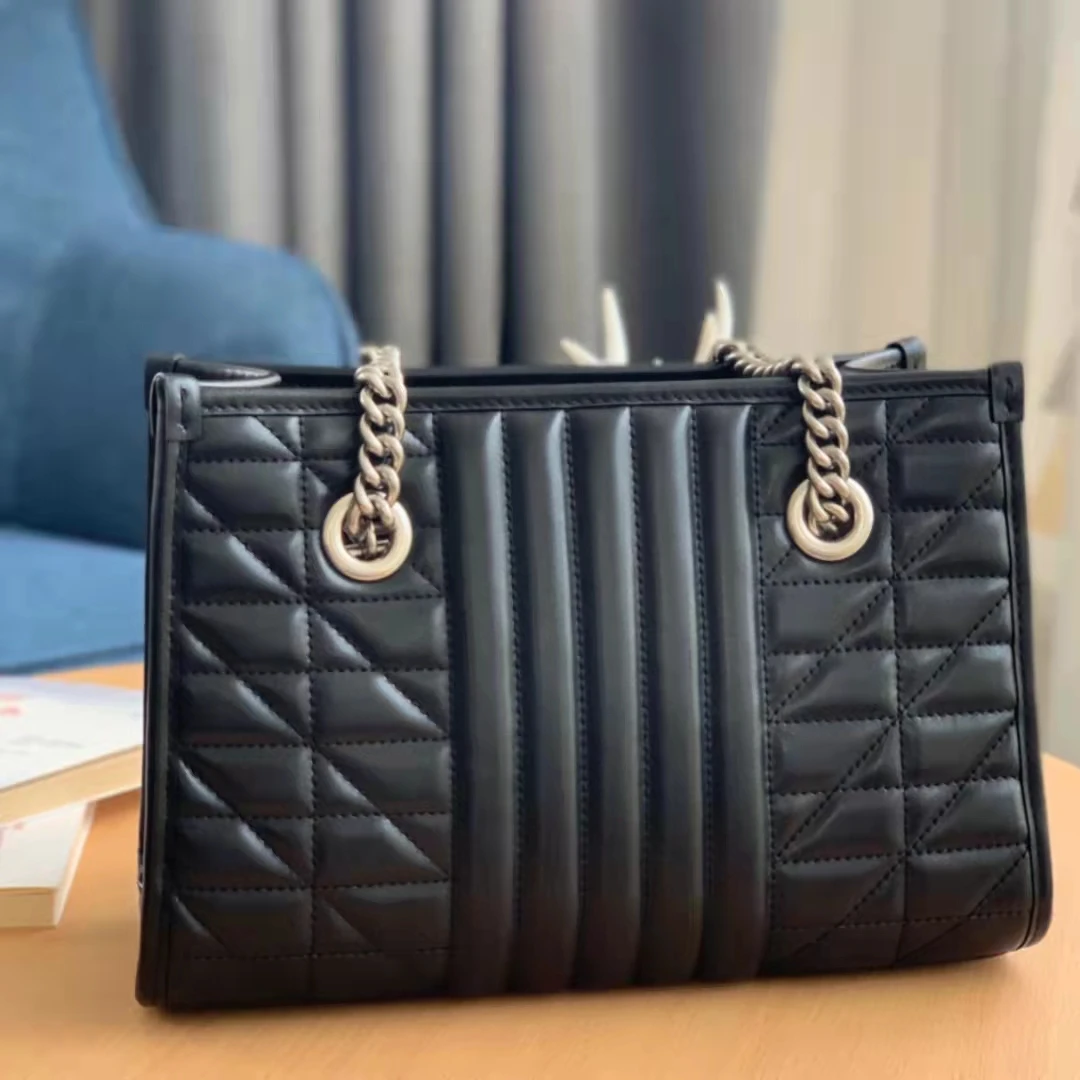 

Ladies Tote Bag Designer Luxury Elegant Simple Embroidery Design Pure Color Leather 2G Buckle Shoulder Bag Handbag Shopping Bag