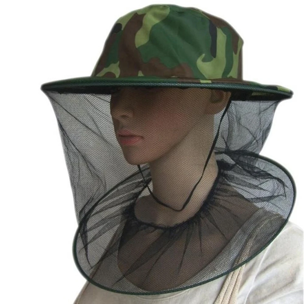 

Bee Face Protector Fly Outdoor Mesh Cap Mosquito Net Sun Useful Durable