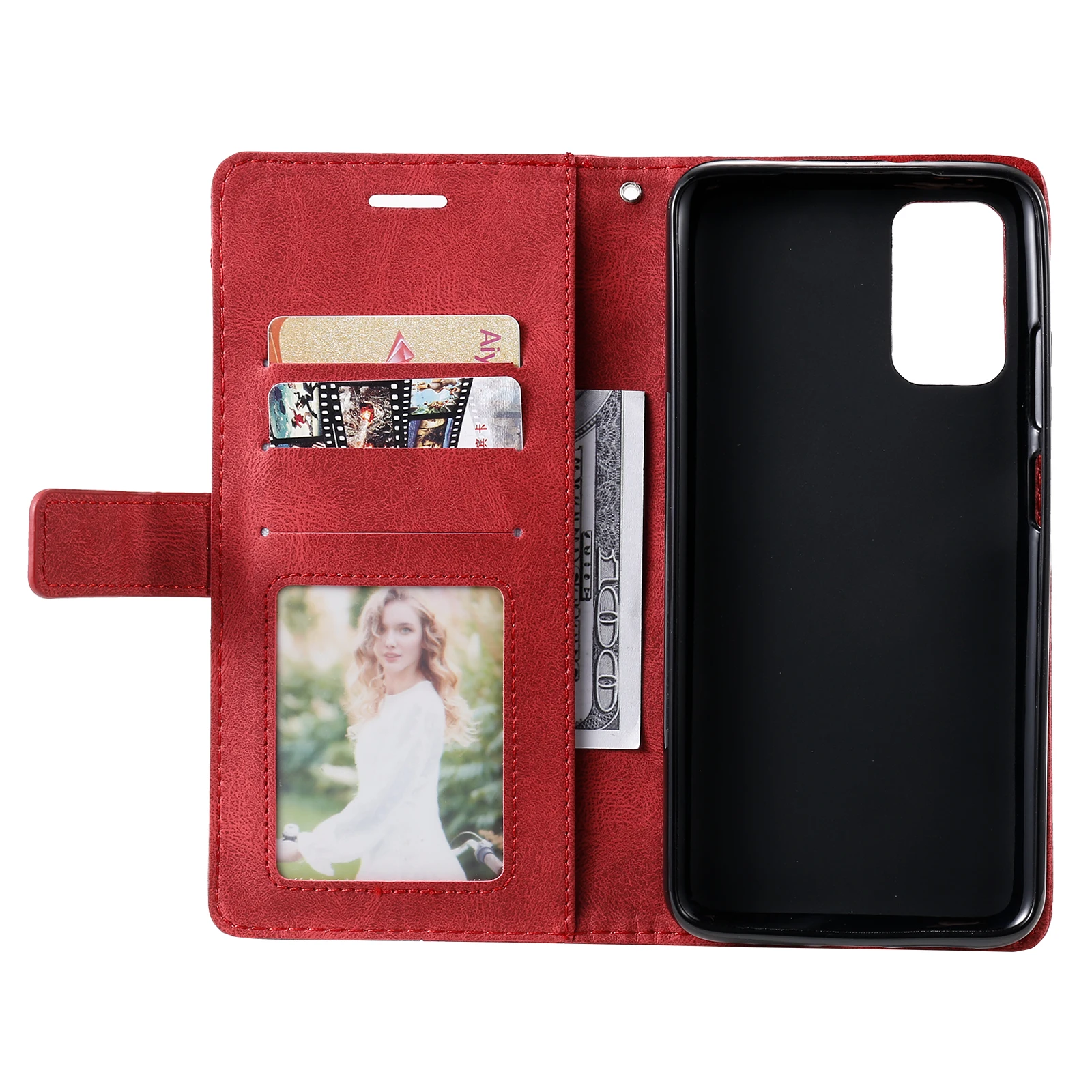 Чехол книжка с бумажником и подставкой для Xiaomi POCO M3 Mi CC9E CC9 Pro Lite кобура карт Redmi 7 7A 8