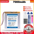 30100100 7000 мАч, Батарея для планшет ПК Texet TM-7858 Lrbis TZ 82 7 дюймов 8 9 батареи для COLORbook защитный чехол для мобильного телефона 801 Texet