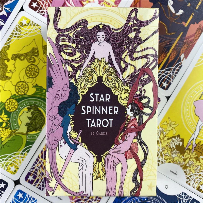 Настольная версия Спиннер в форме звезды Tarot английская карточка оракла Веселая