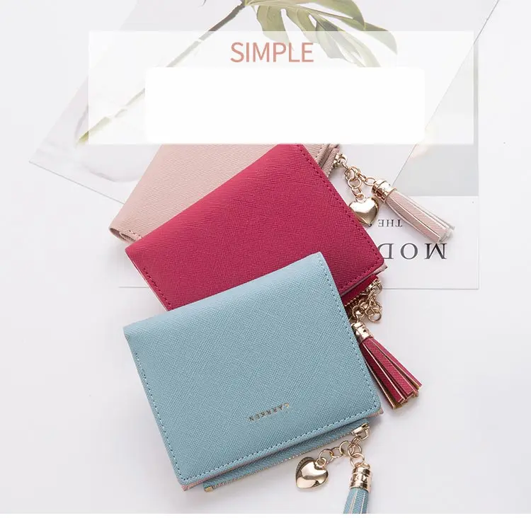 Маленький кожаный кошелек для женщин роскошные брендовые знаменитые женские