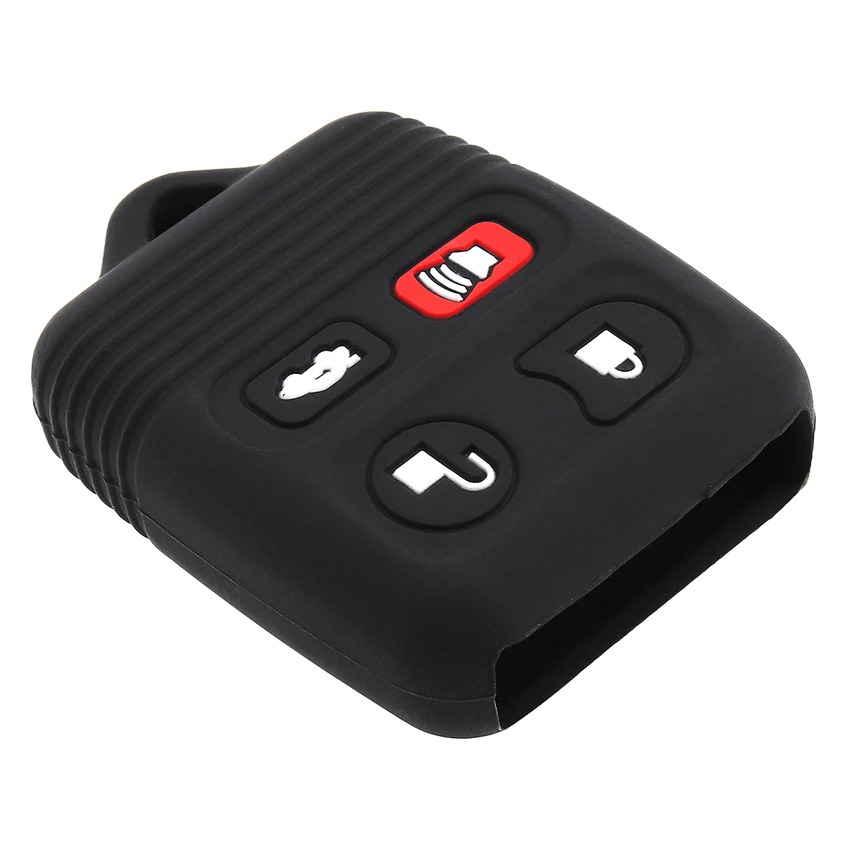 4 кнопки силиконовая прямая пластина Автомобильный ключ чехол защитный