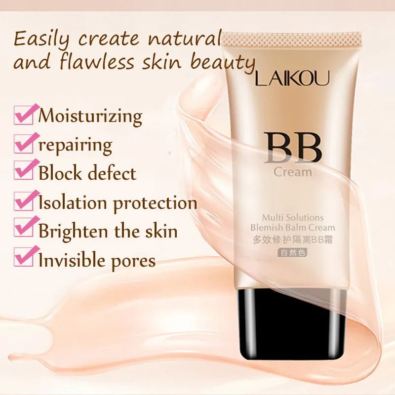 3 Colors BB Cream Cover Cremes Original Whitening Korean Concealer 50ml Isolation Nude Makeup Moisturizing Oil-Control |