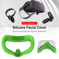 new eye mask cover for oculus quest 2 vr glasses silicone anti sweat anti leakage light blocking eye cover pad for oculus quest