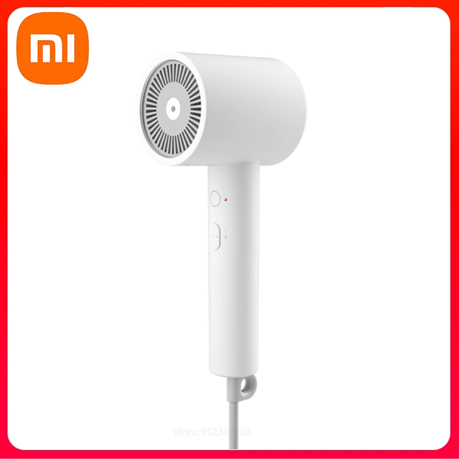 

Фен Xiaomi Mijia H300 Anion Быстросохнущий с отрицательными ионами для ухода за волосами Профессиональный Домашний 1600 Вт Портативный рассеиватель дл...