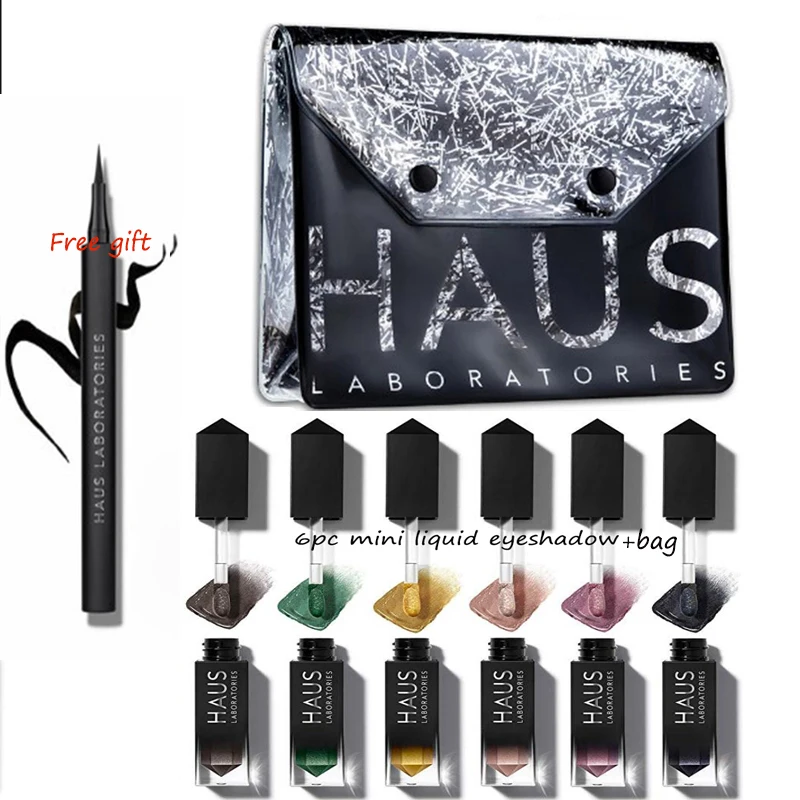 eyeshadow set Beauty by Lady Gaga мерцающий блеск для губ Ограниченная серия Рождественский эксклюзивный LE RIOT блеск для губ HAUS LABORATORIES праздничный набор - Цвет: eyeshadow set