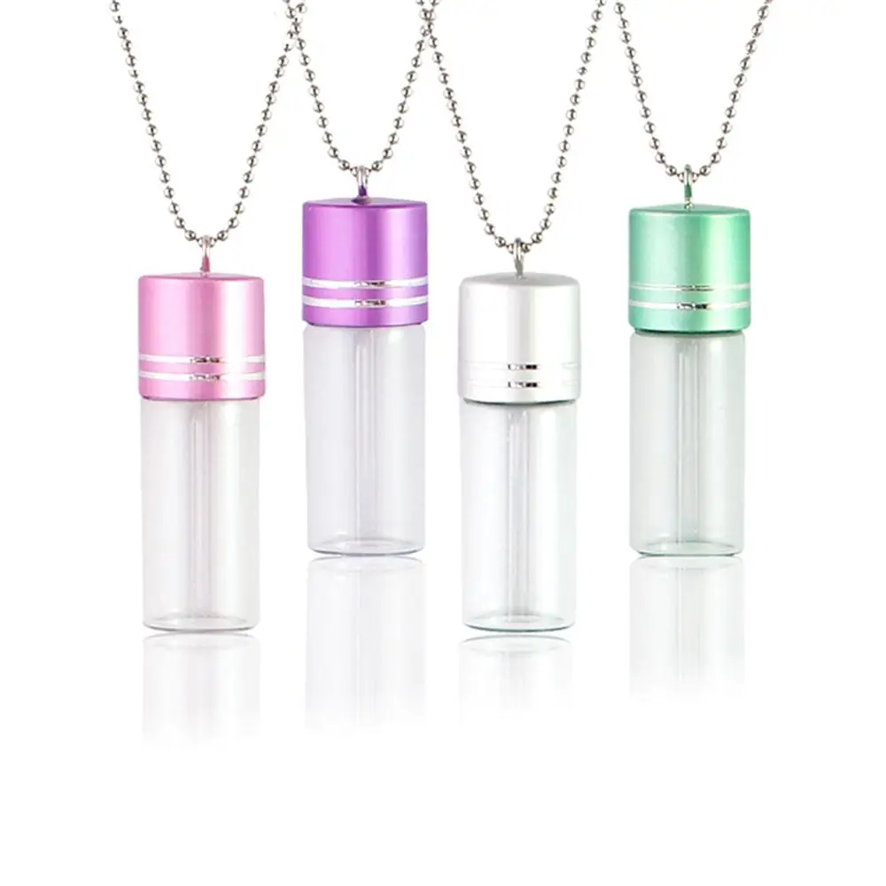 Ожерелье женское из стекла с флаконами 2,5 мл, 2 шт.
