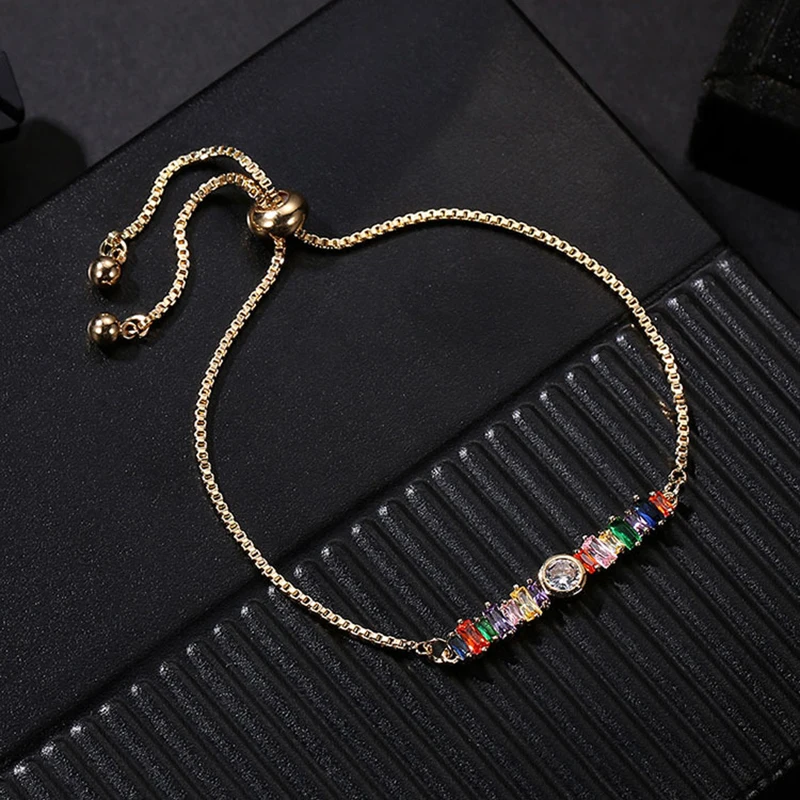 CUTEECO новый дизайн теннисные браслеты для женщин розового золота серебряного