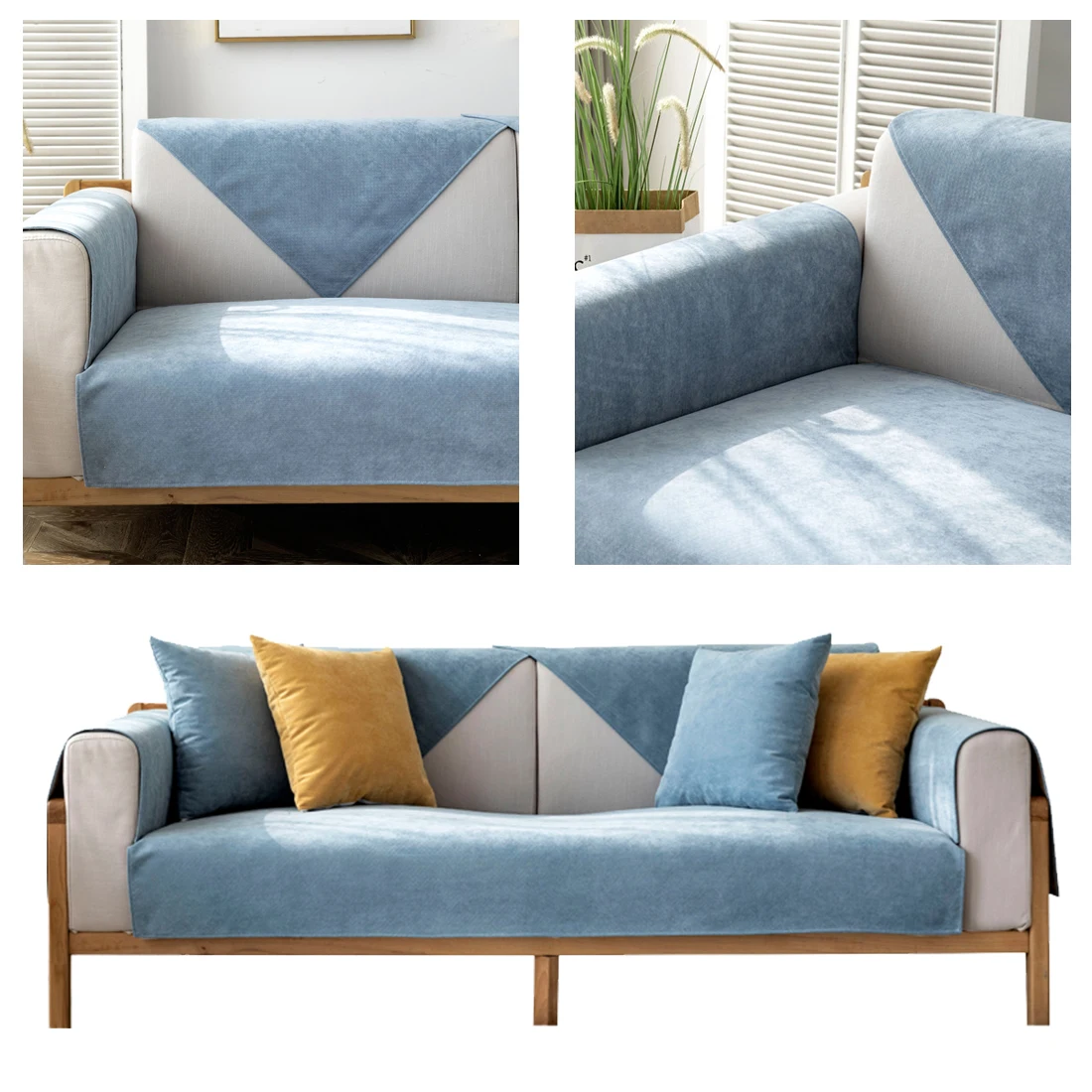 Водонепроницаемый чехол для дивана всесезонный Универсальный нескользящий