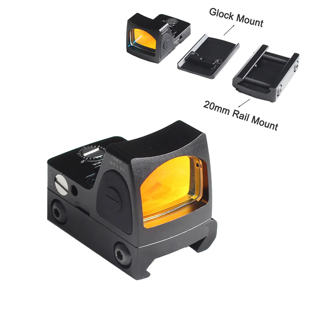 Коллиматорный прицел для винтовки Mini RMR Red Dot виверной с Рельсом 20 мм