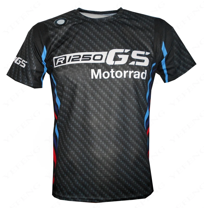 2021 R1250GS Летняя мужская футболка с коротким рукавом для мотоприключений