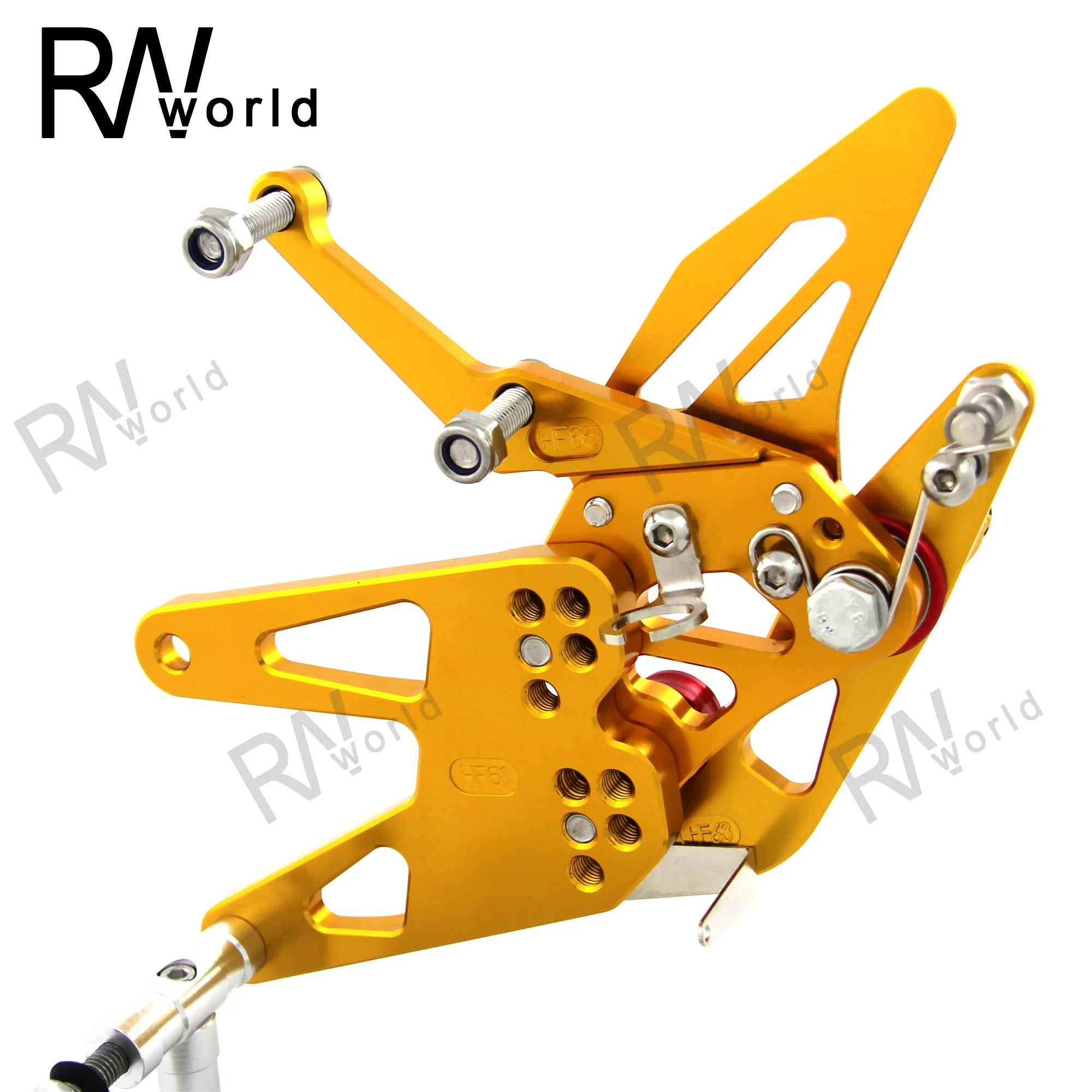 Задняя подставка для ног мотоциклов YAMAHA YZF R6 2003-2005 CNC Регулируемые задние наборы