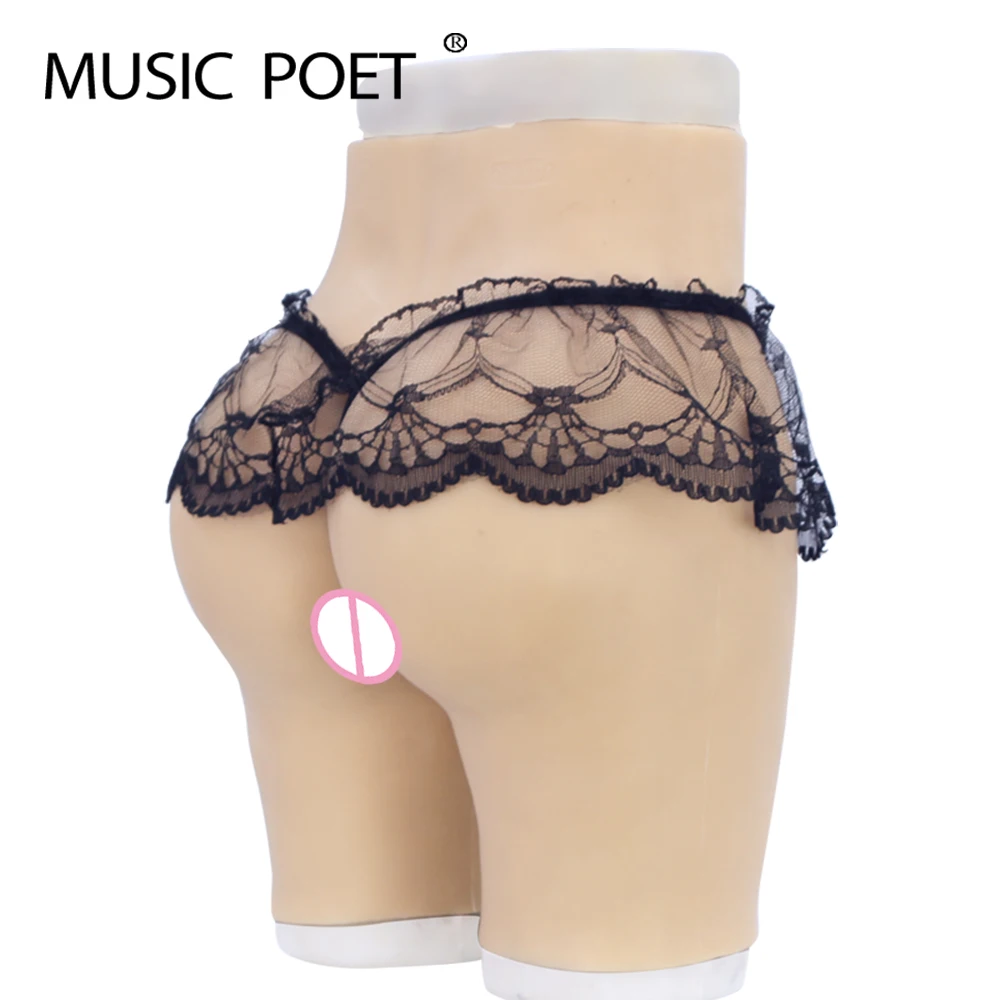 Crossdresser hip enhancer силиконовые трусики Drag queen Shemale для трансвеститов транссексуалов влагалища ягодицы мягкое нижнее белье