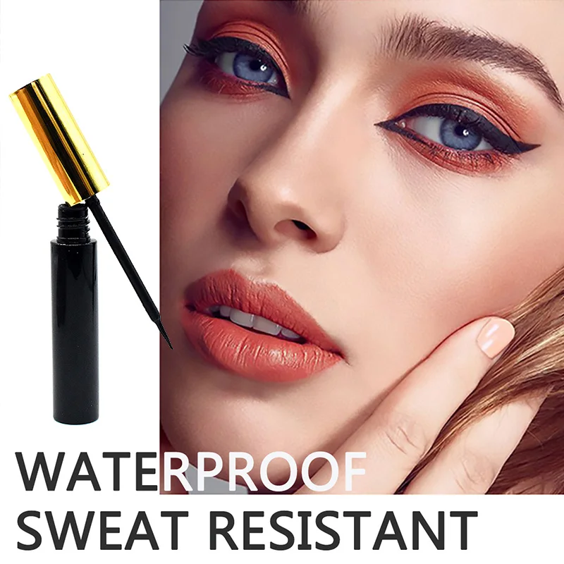 Магнитная жидкая подводка для глаз 5 мл черная норковые ресницы Магнитный Клей