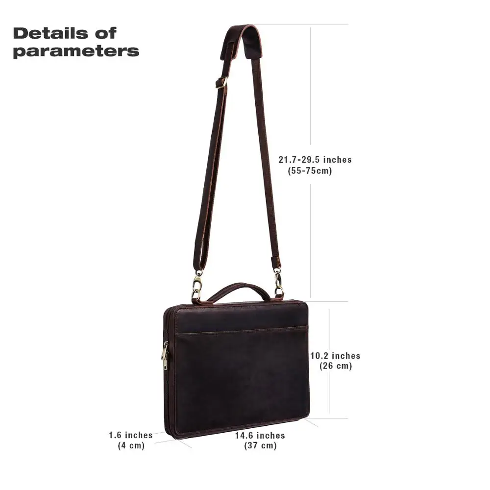 Ручной работы Бизнес кожаный портфель органайзеры Органайзер с ручкой и