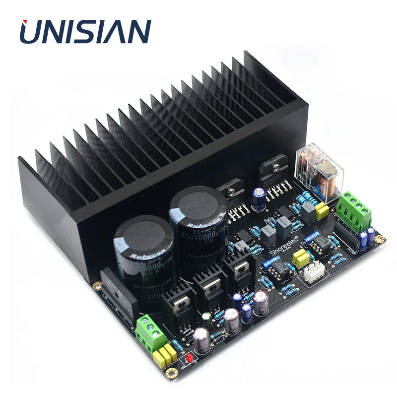 UNISIAN LM3886 DC servo Auido Усилитель мощности доска OP07 NE5534 независимый Операционные усилители с защитой динамика 68 Вт