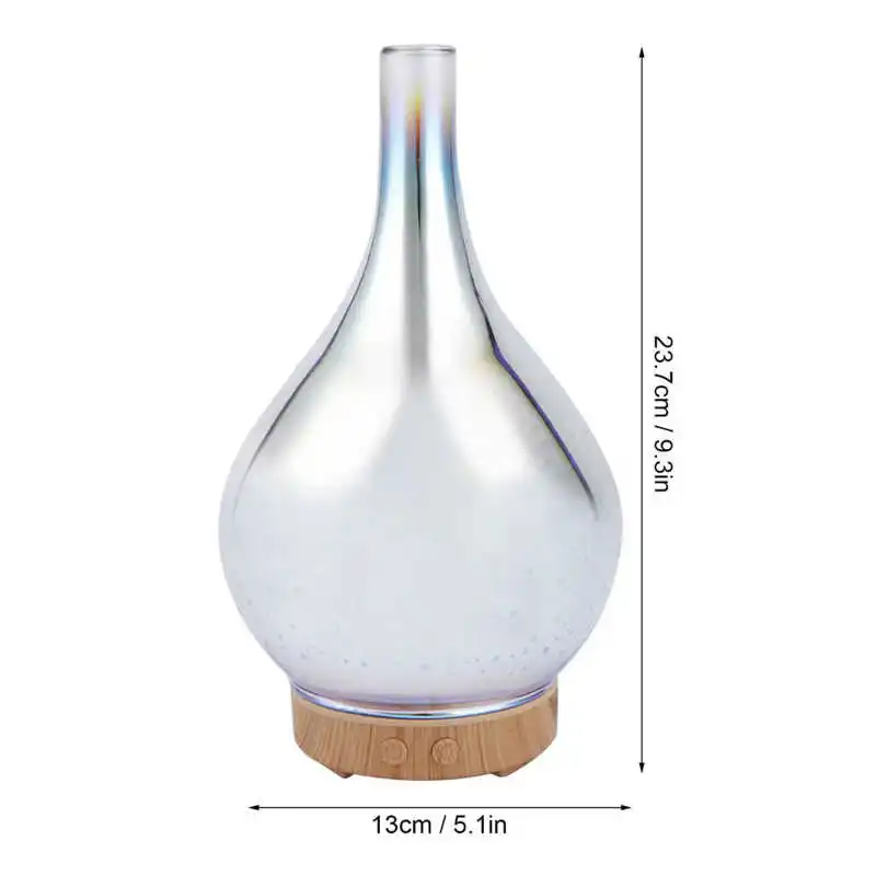 

7 Color Light 3D Firework Glass Air Humidifier 100ml Ultrasonic Humidificador Essential Oil Aroma Diffuser Mist Maker