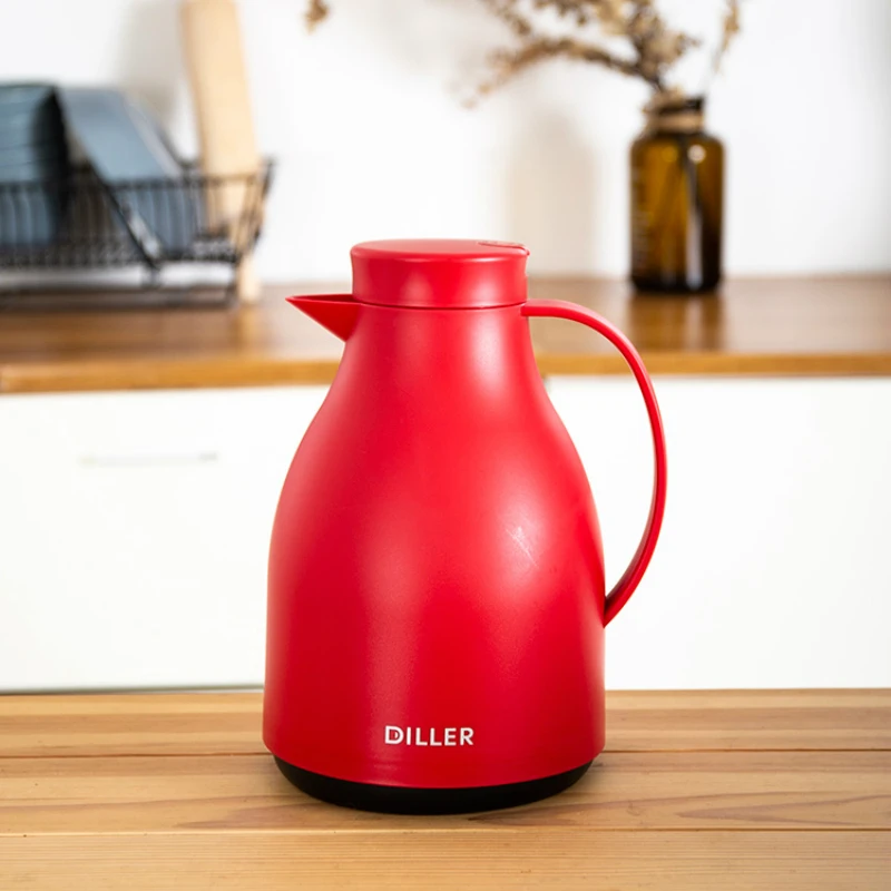 Термос Diller с ручкой вакуумный термос большой емкости для кипячения воды