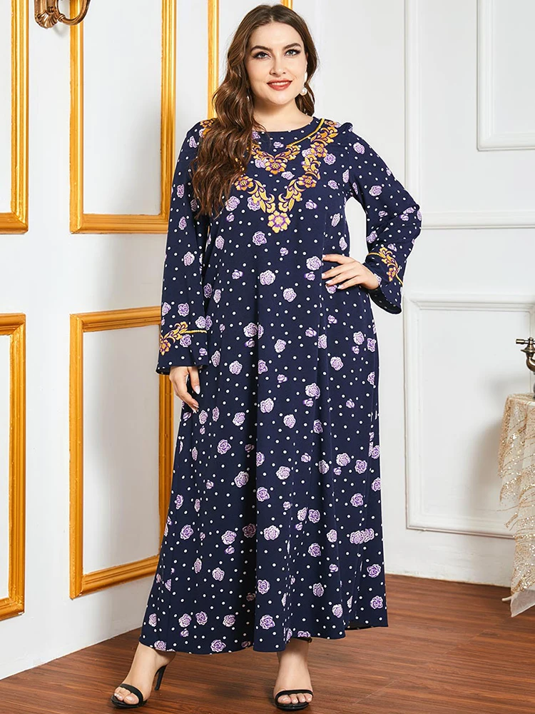 Женское платье-кафтан с вышивкой vestidos размера плюс платье в богемном стиле лето