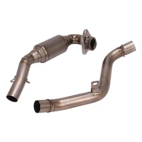 escape motorcycle front connect tube head link pipe titanium alloy exhaust system for honda nc700 s x nc750 s x