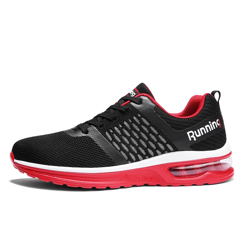 Black red Кроссовки мужские белые плоские резиновые туфли кроссовки мужские красители черные кроссовки Удобная зимняя обувь zapatos mujer Большие размеры - Цвет: Black red