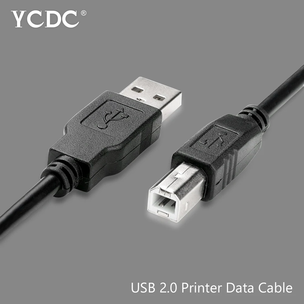 Кабель USB 2 0 типа А папа к B для сканера жесткого диска HP Brother Epson Dell 1 м 8 3 5 10 |
