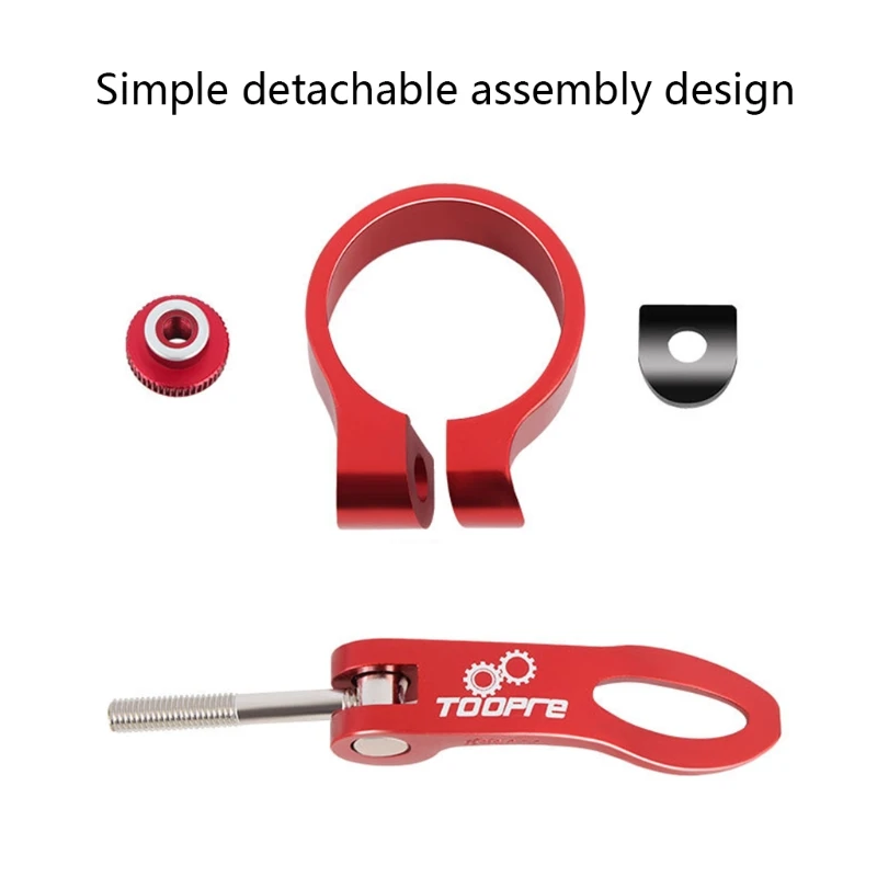 

Aluminum Alloy Bike Seat Clamp Black Red Blue Gold Silver Mountain Mtb Road Bike Seat Tube Clamp Accessories