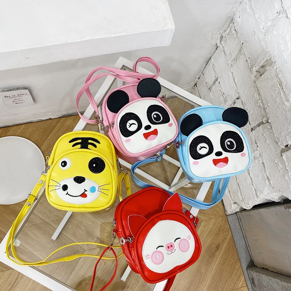 

Cartoon Animal Pattern Shoulder Bags Children Kids Leather PU Street Crossbody Tote Ladies Satchel Handbags dropshipping#38
