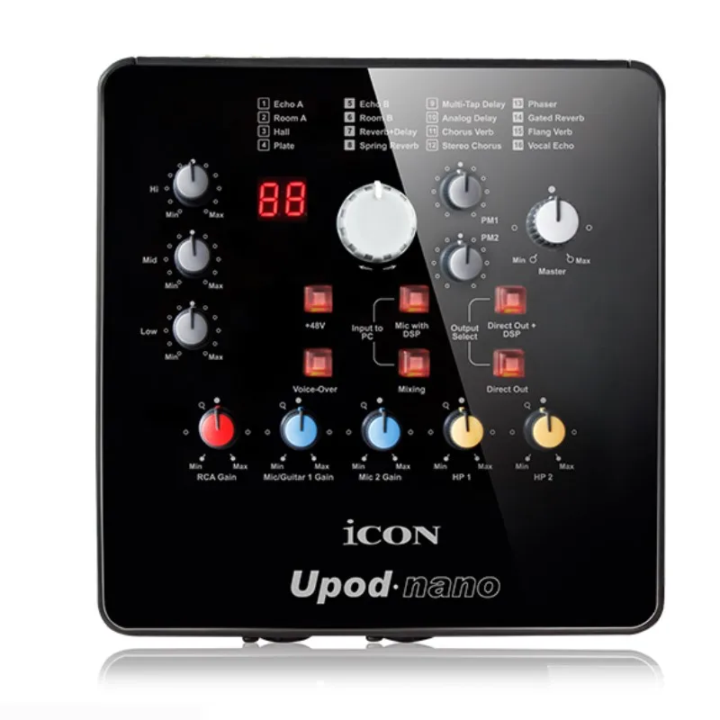 Takstar PC-K850 микрофон со значком upod nano звуковая карта с ISK аудио кабели для