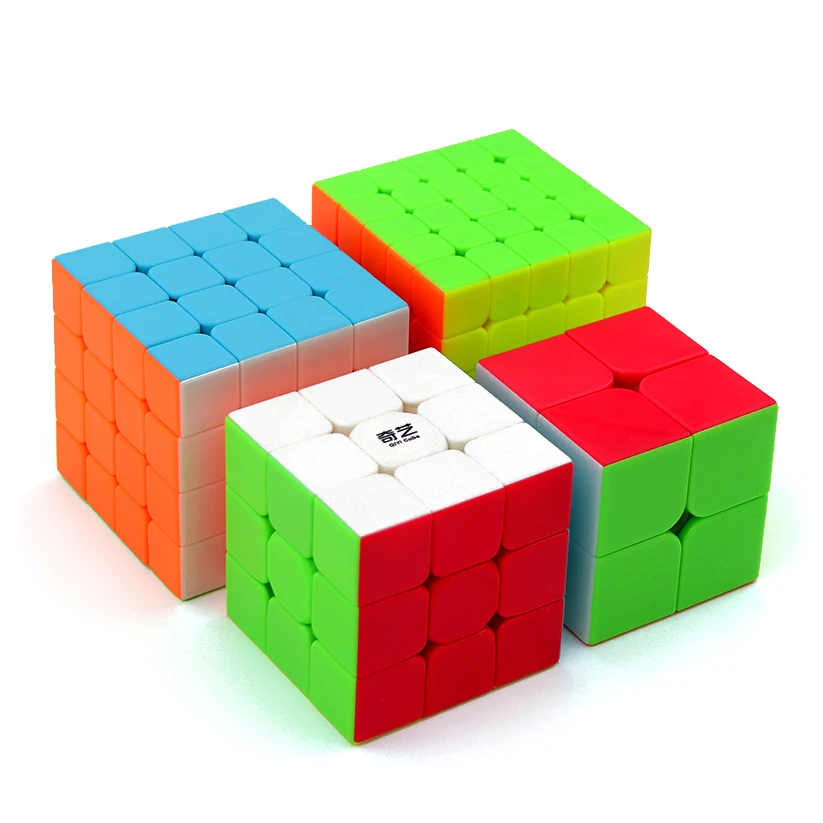 Qiyi 2x2 3x3 4x4 5x5 головоломка волшебный куб игры Cubo Magico 3x3x3 4x4x4 QidiS WarriorW скоростные