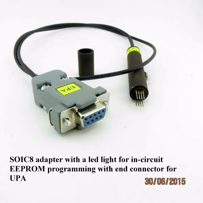 SOIC8 pogo адаптер для встроенного программирования EEPROM со светодиодом|adapter soic8|adapter