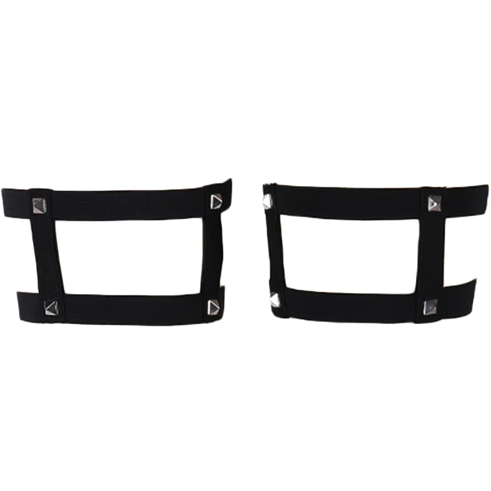 Черный ремень подвязка для ног сексуальный женский тела панк кольцо на бедро