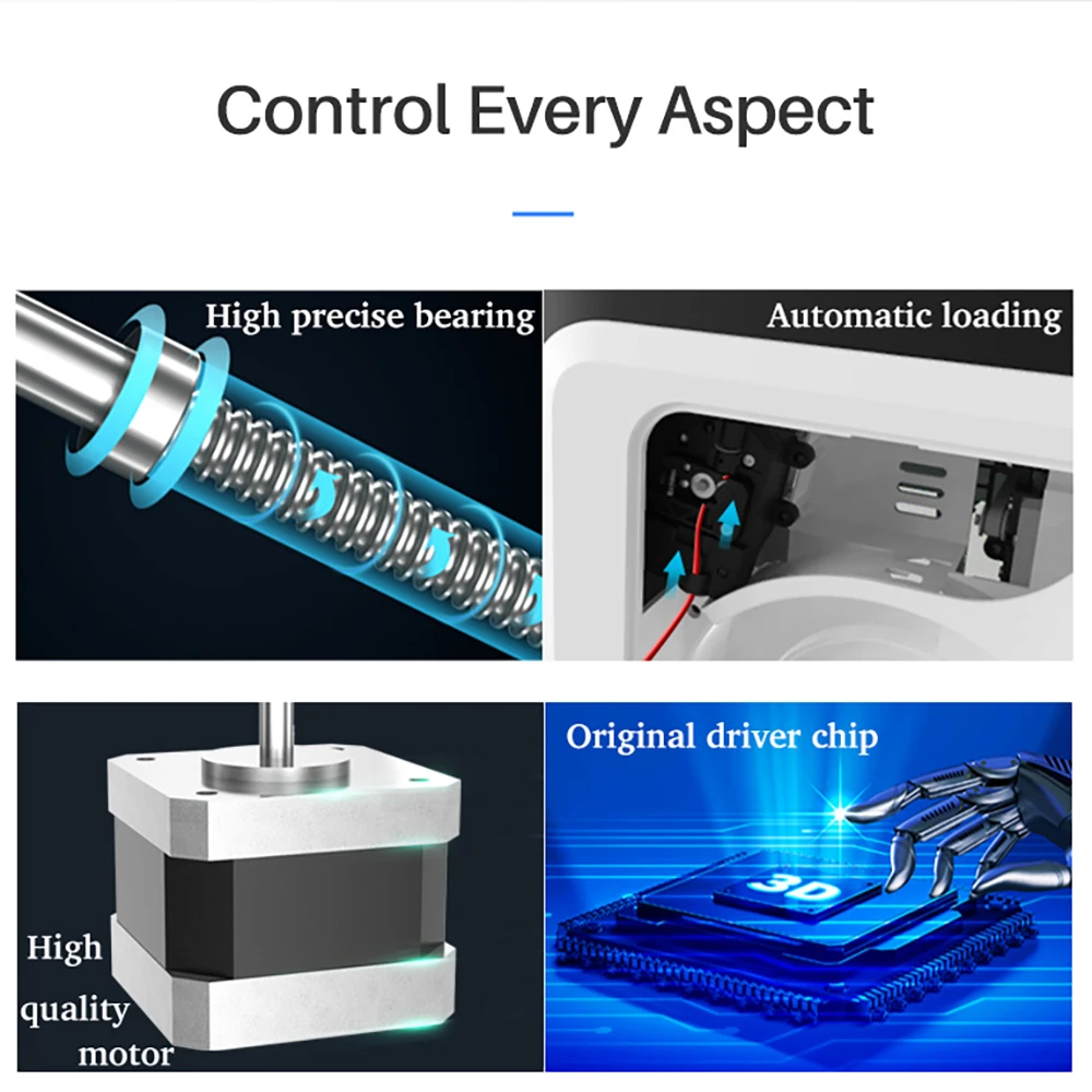 

Flashforge Adventurer 3/3C/3 Lite 3d Printer Auto Leveling Internal Camera Heat Bed Filament Detection Enclosed 3d Printer Frame