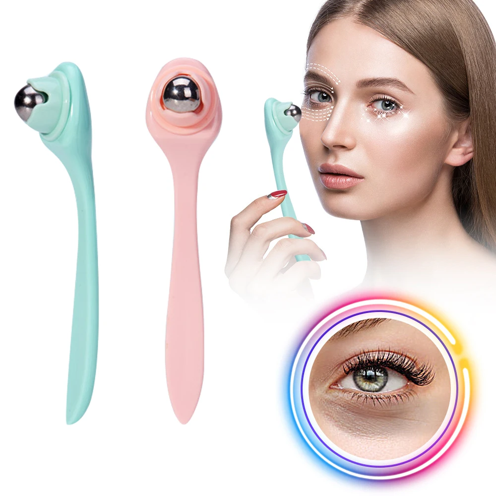 360 градусов роликовый массажер для глаз бисер устройство удаления темных кругов